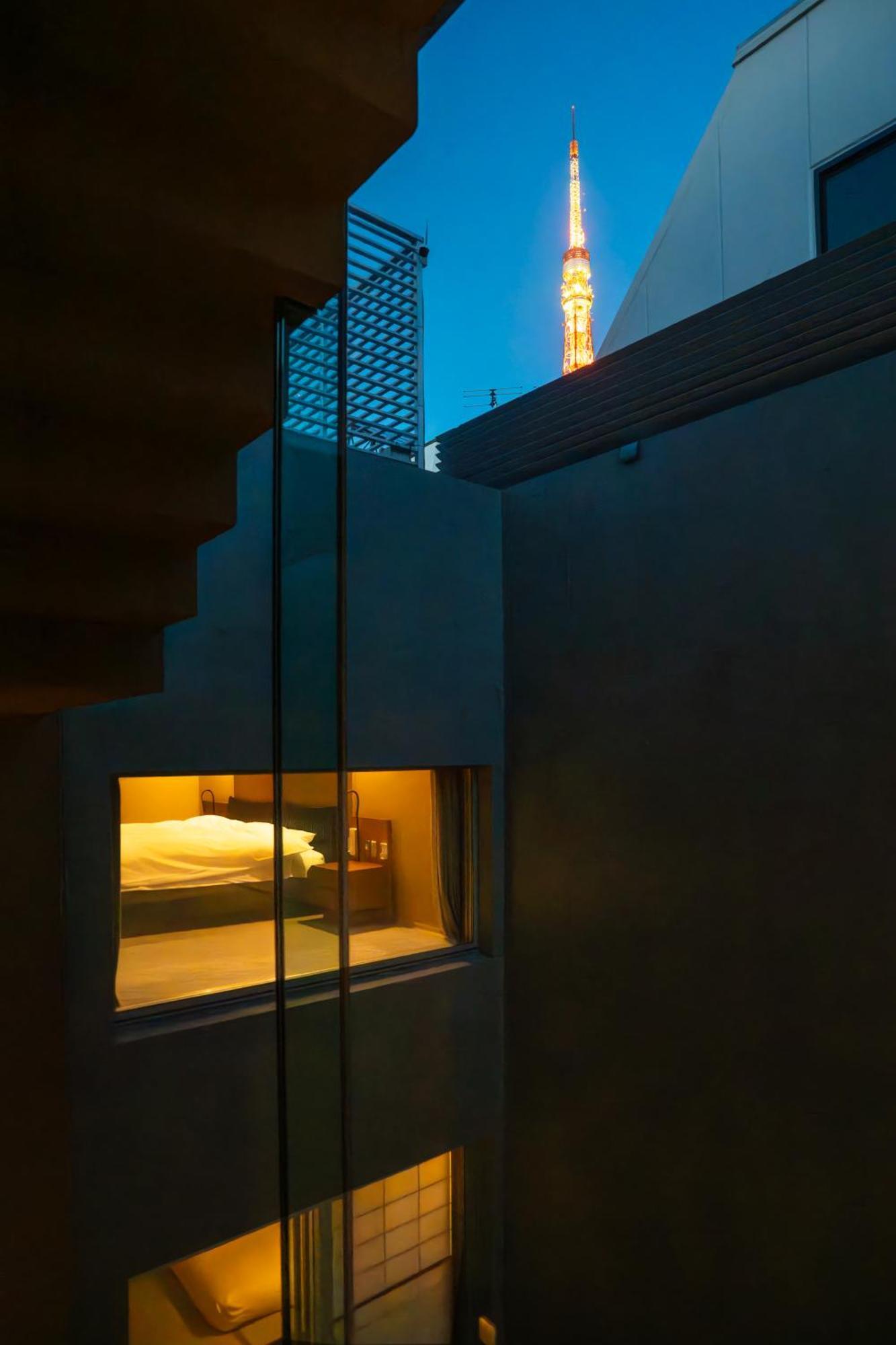 Azabu Modern House The Tokyo Tower Can Be Seen From The Villa 500M2 Exterior photo